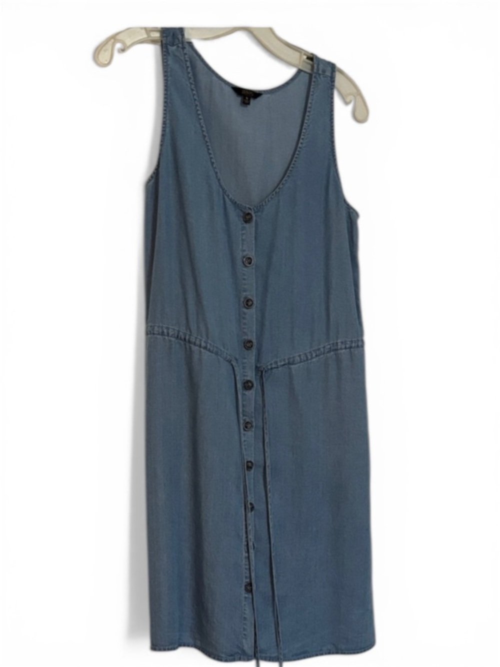 Blue denim look button down  Dress